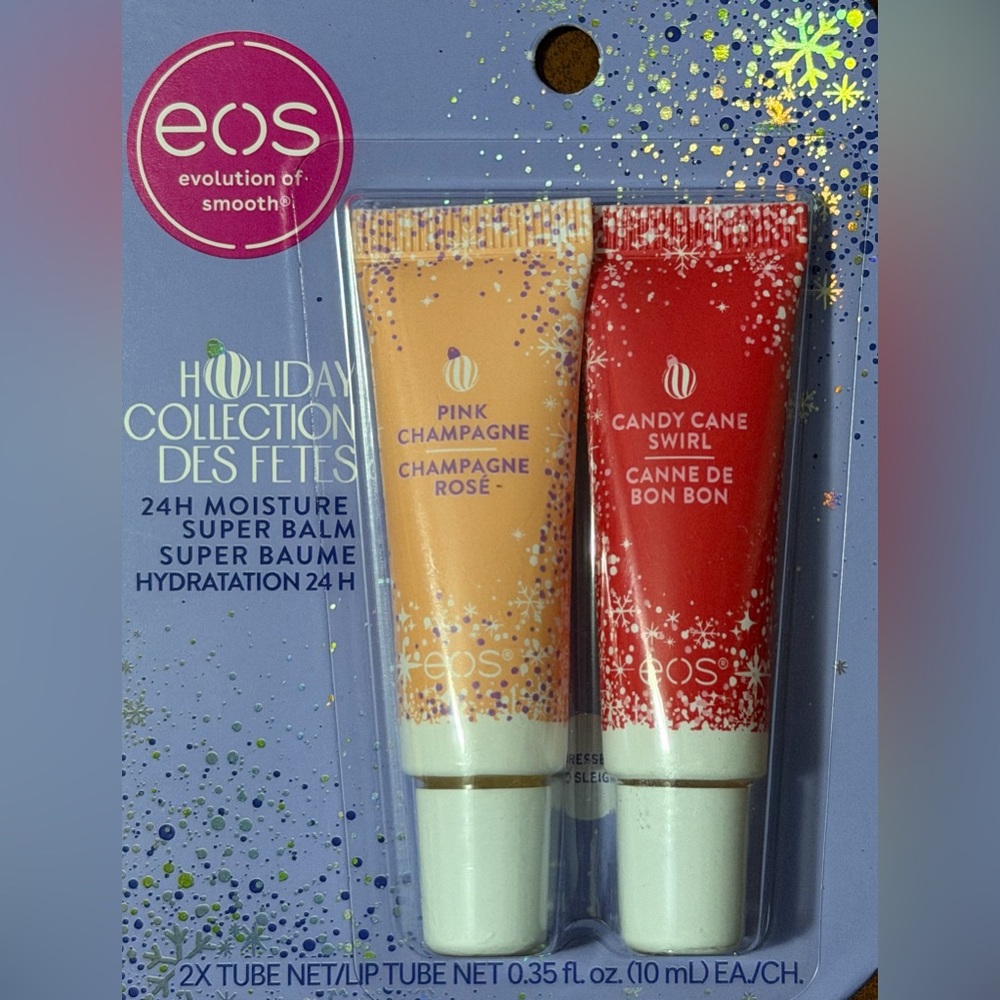 BNIP! eos, Holiday Collection 24H Moisture Super Balm Set, 2 PCS! ๐๐พ๐ญ๐ฅ - Picture 2 of 4
